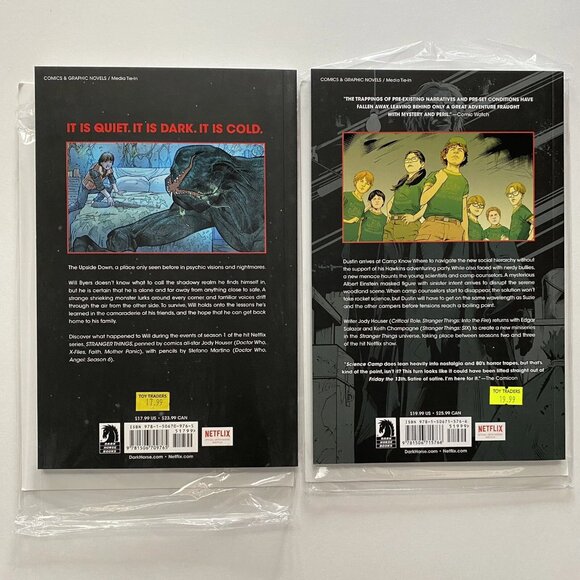 Stranger Things Comic Books Pair Science Camp + The Other Side Graphic Novels - Picture 2 of 2